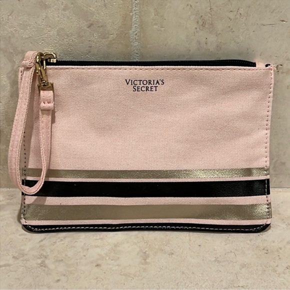 Victoria's Secret Pink Canvas Wristlet - Picture 1 of 4